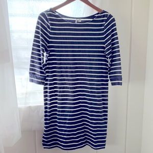 $5/25 LC boat neck knit striped dress XS